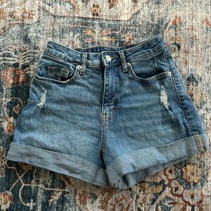 Denim shorts